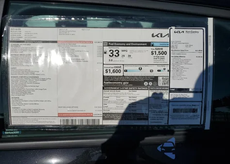 2025 Kia K4 Ex из США, поврежденный, VIN 3KPFU4DE3SE005053